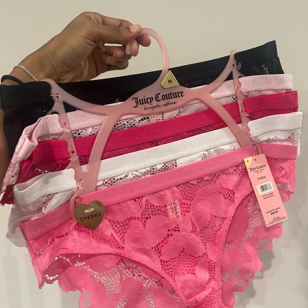 Juicy Couture Lace Cheeky Panties Set
